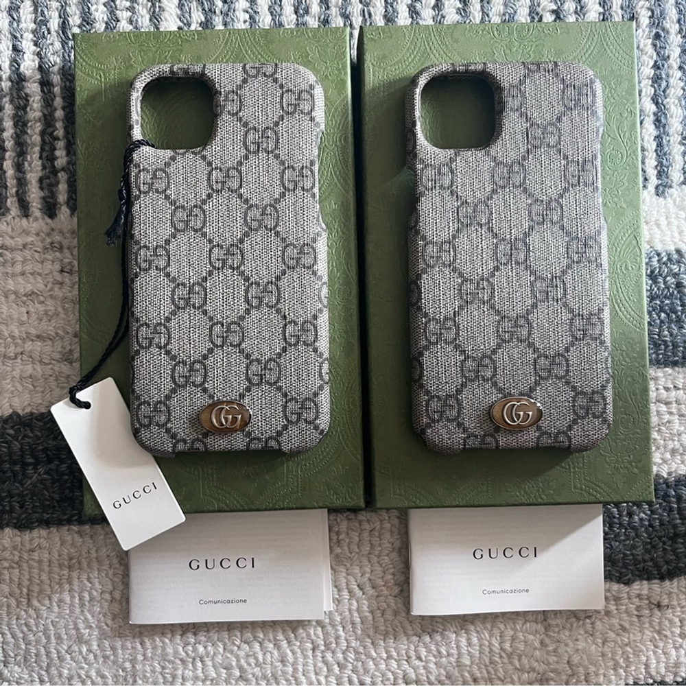SOLD 🤎NWT🤎 Gucci Ophidia iPhone 14/15 PLUS Case (753612 K5I0S 9742) - Picture 8 of 10